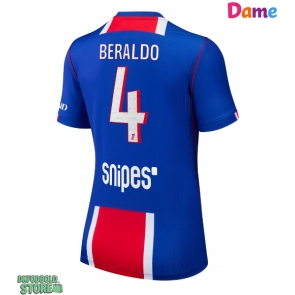Paris Saint-Germain Lucas Beraldo #4 Replika Hjemmebanetrøje Dame 2026-27 Kortærmet